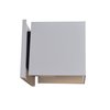 Access Lighting Square, BiDirectional Outdoor LED Wall Mount, White Finish 20399LEDMG-WH